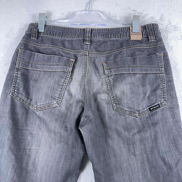 Prana Skinny Jeans Mens Size W32X32L Slim Fit Mid Rise Charcoal Wash Gray - Picture 4 of 13